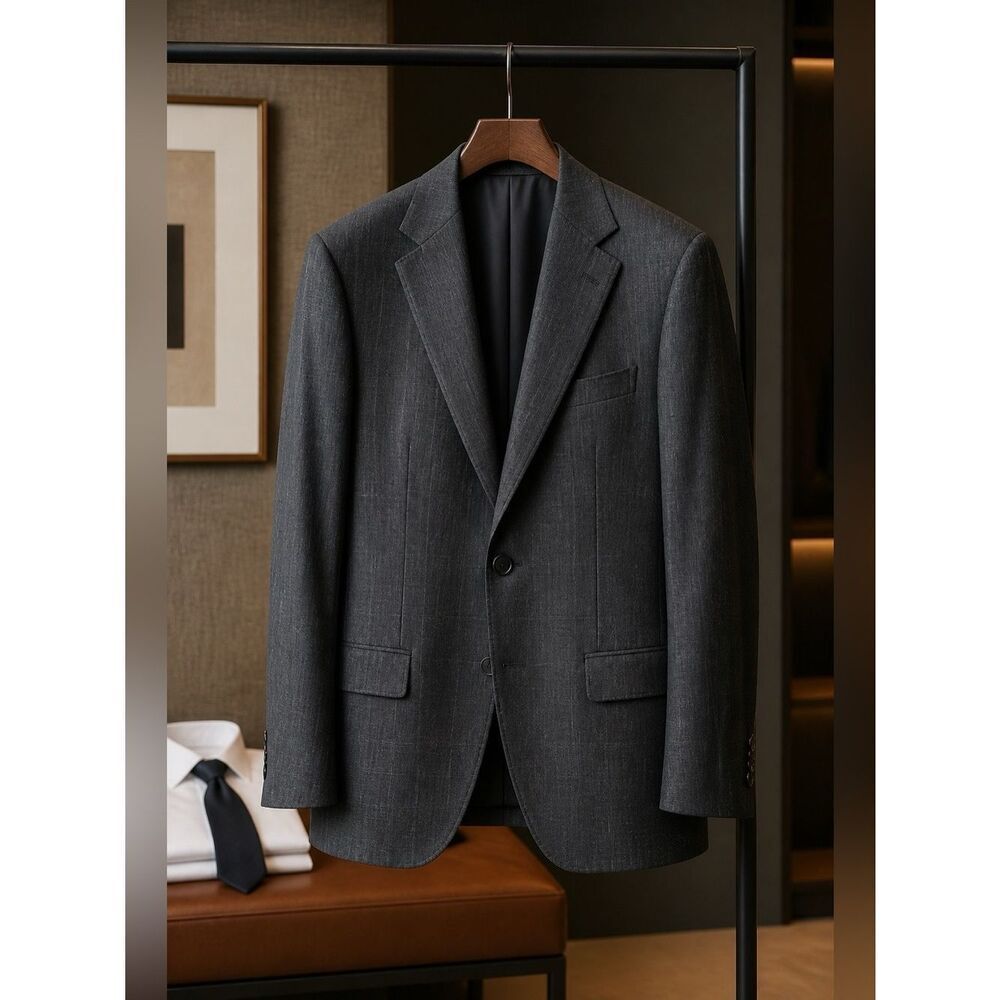 Gray Stanley Blacker Sports Coat 44R